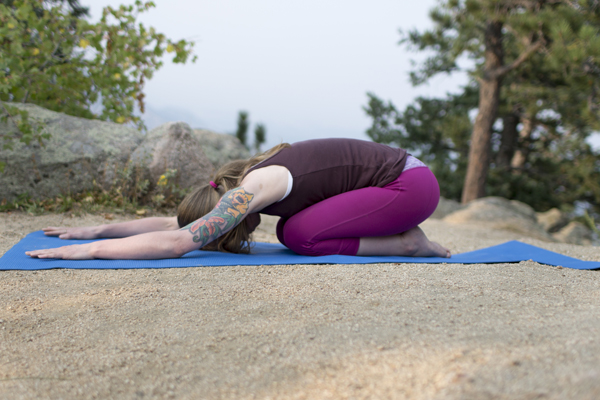 Balasana: poza djeteta