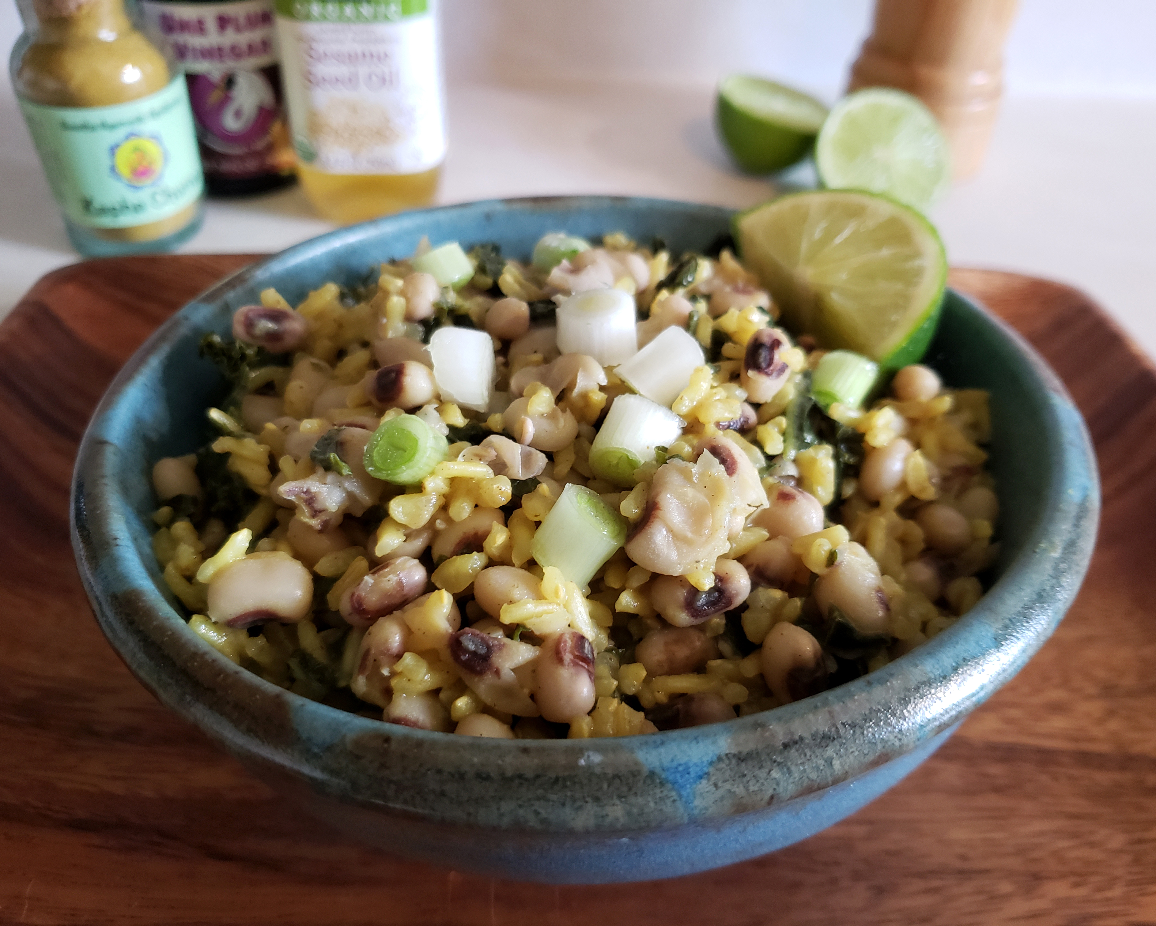 Black Eyed Peas Curry Bowl