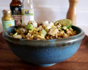 Black Eyed Peas Curry Rice Bowl