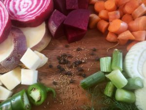 Chopped Veggies for Veggie Broth