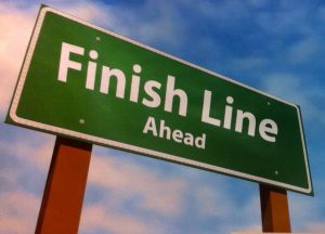 finish line